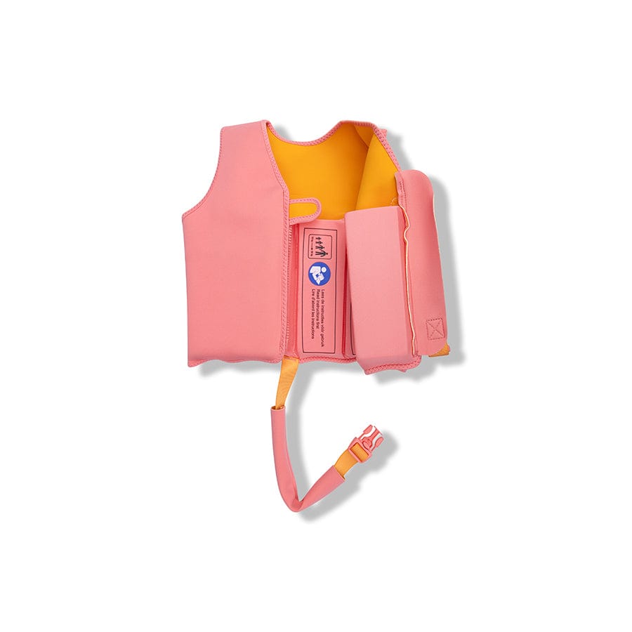 Clash vif | Gilet de natation rose oranje 3-6 ans
