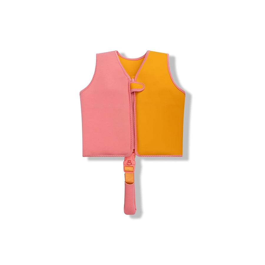 Clash vif | Gilet de natation rose oranje 3-6 ans