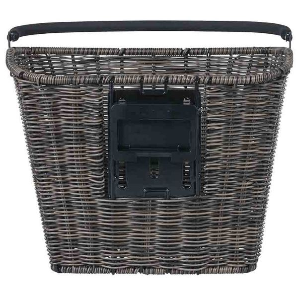 Basil Bremen Rattan Look KF - panier à vélo - avant - brun foncé
