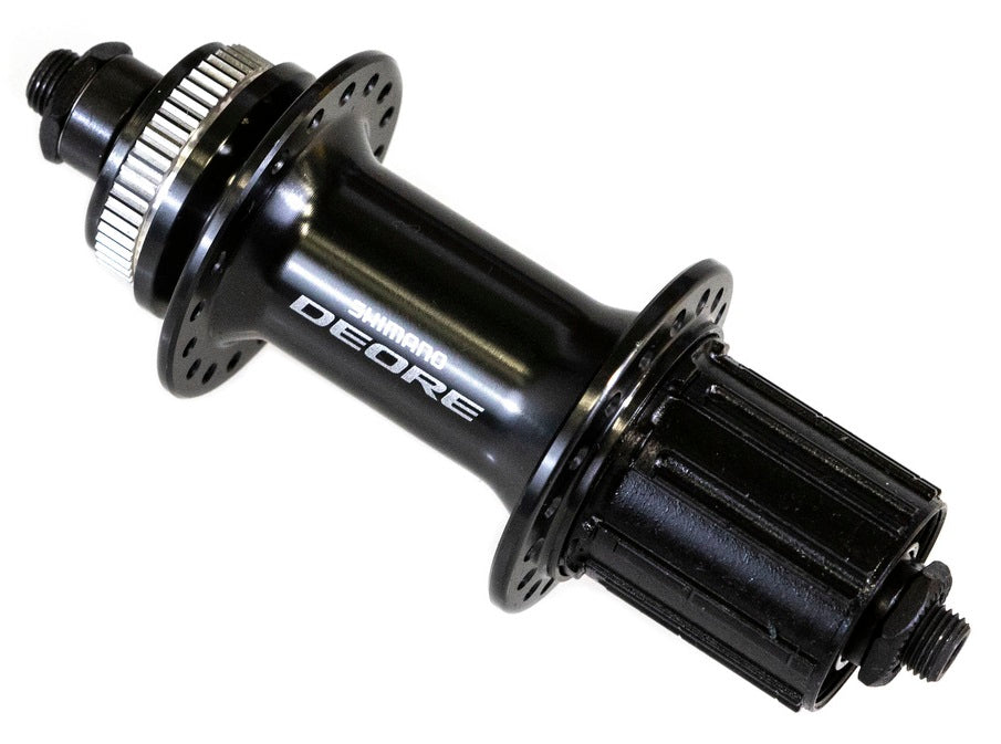 Shimano FH-M6000 Deore Cassettesaaf 8 9 10 Speed ​​Centerlock 36G noir