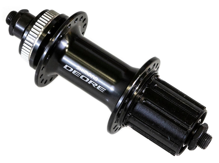 Shimano FH-M6000 Deore Cassettesaaf 8 9 10 Speed ​​Centerlock 36G noir