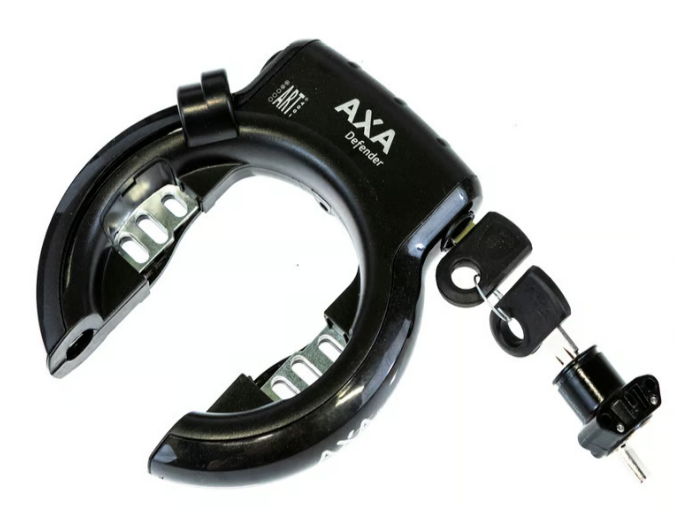 Axa Defender Slot avec Powertube Battery Slot Black