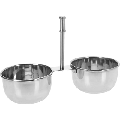 Excellent ustensiles de service plats 2 parties 22x9x14cm métal