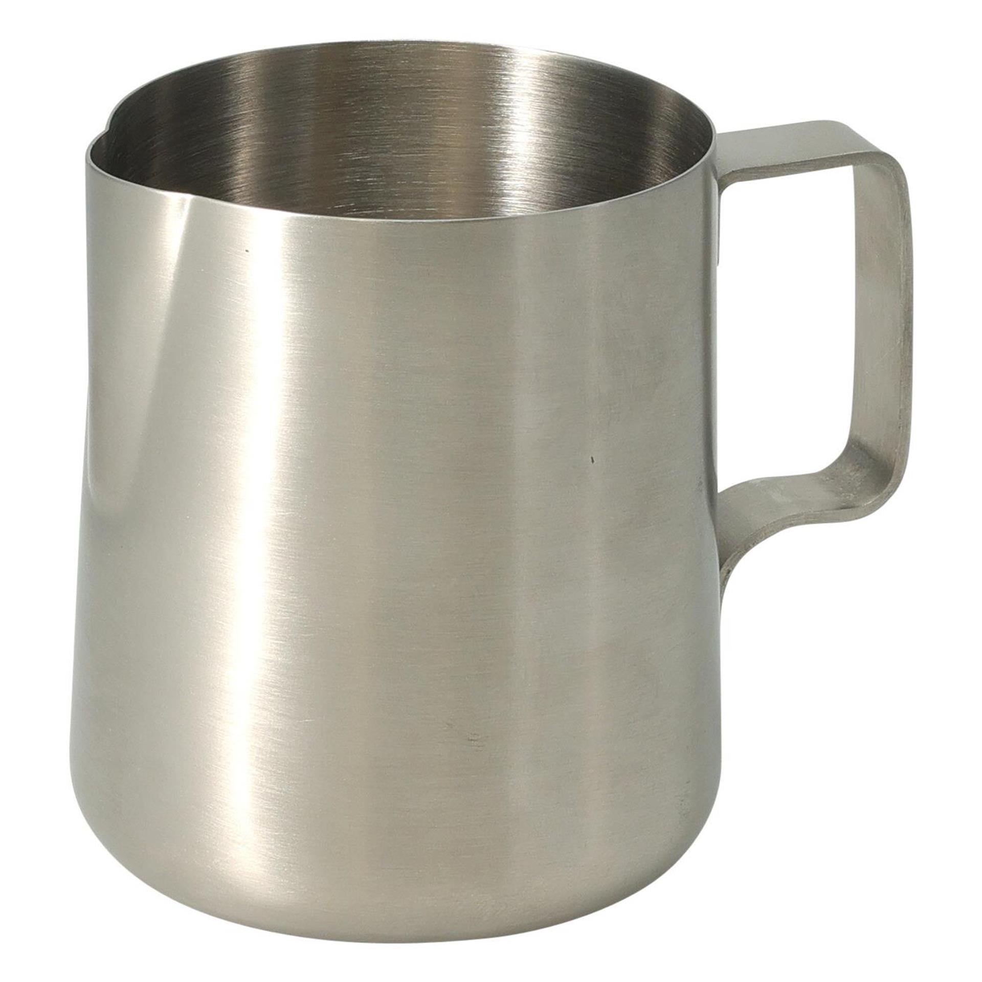 Pot à lait avec poignée en acier inoxydable
