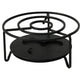 Plat en acier inoxydable Excellent houseware ø16xh8cm noir