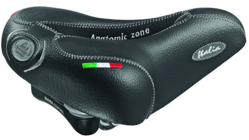Selle montegrappa selle vénus élastomère printemps noir sur la carte