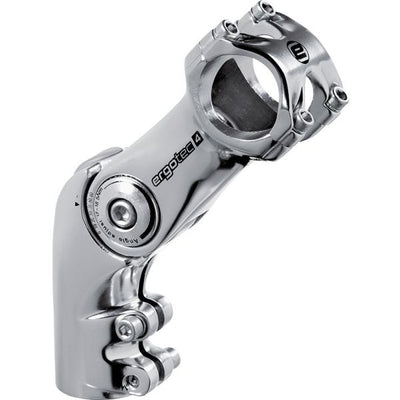 Potence guidon Ergotec Octopus ahead 50 réglable ø28.6 90 31.8 mm argenté