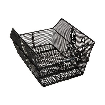 Basil Cento Flower- panier à vélo - arrière - noir