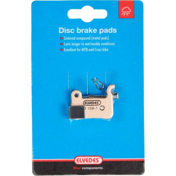 Jeu de plaquettes de frein à disque Elvedes Shimano TRP Dash - fritté (1 paire)