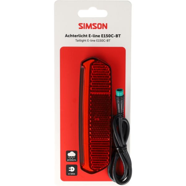 Feu arrière Simson aurora e-line e150c-bt