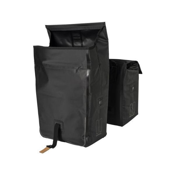 Basil Urban Dry double sacoche pour vélo, étanche, 50L, noir mat