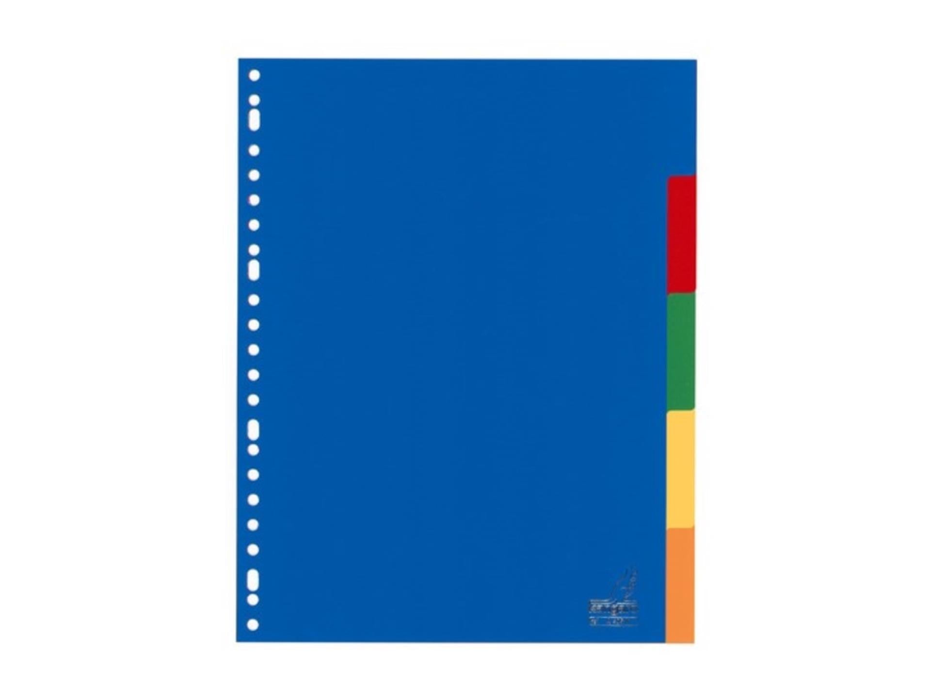 Onglets Kangaro a4 23 anneaux plastique