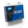 KMC Bicycle Chain X11el Silver 118 Schakels