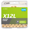 Chaîne Kmc x12l 12v 126l ciré ti-n or
