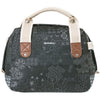 Basil Bohème City Bag - élégant sac vert à main, à bandoulière et à guidon pour femmes, adapté aux vélos électriques et aux vélos de ville - noir