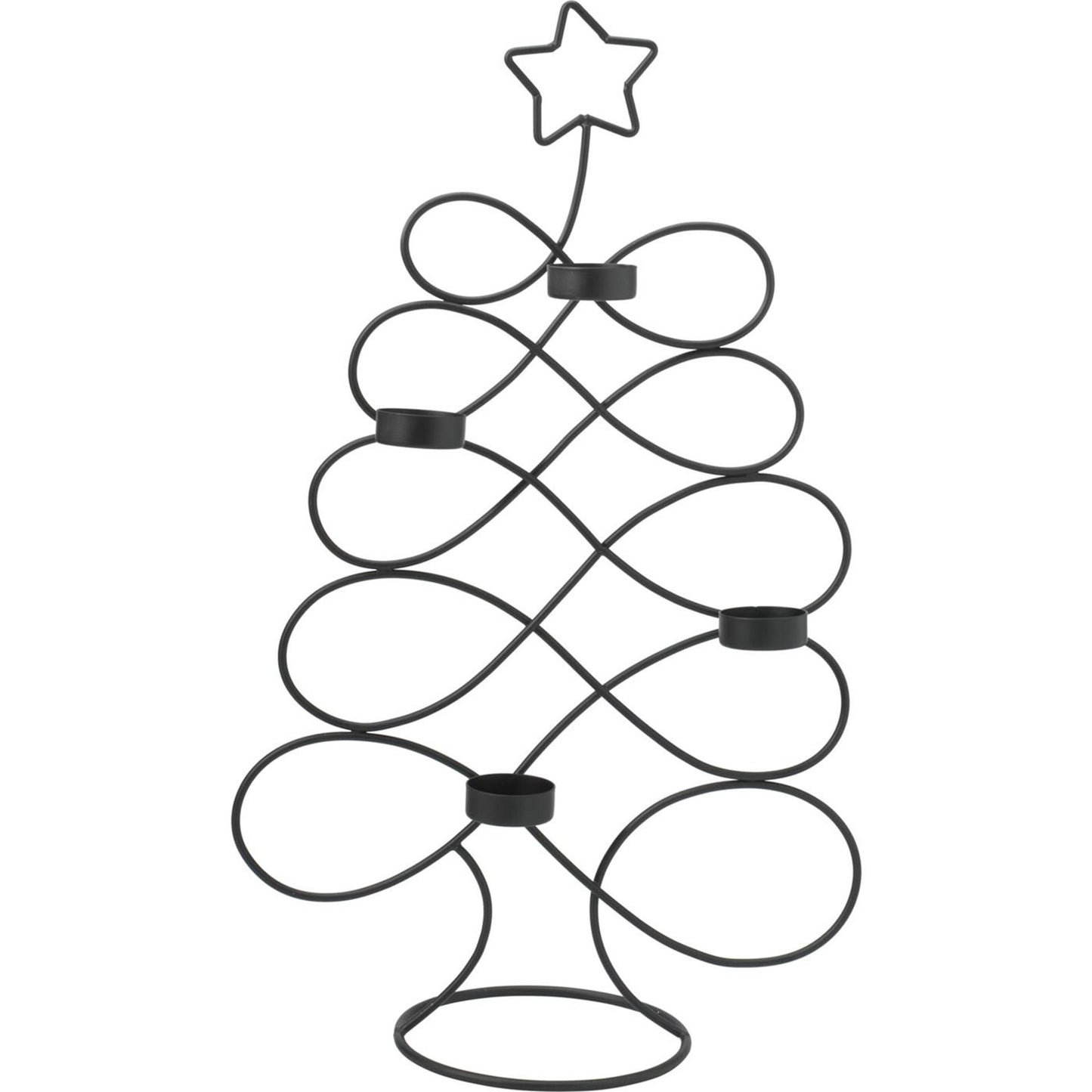 Photophore sapin de Noël Home style 48 cm