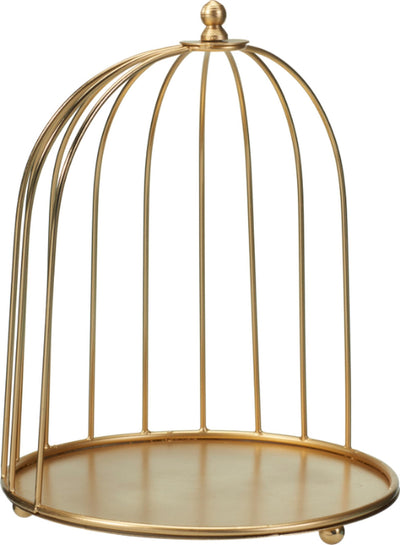 Cage de décoration de style maison 26cm or