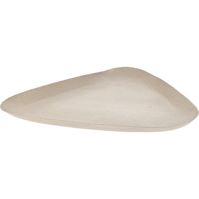 Plateau déco déco métal beige