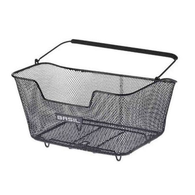 Basilic M - panier de vélo - à l'arrière - noir