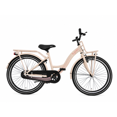 Kyoso vélo pour enfants Blossom moka 24 pouces avec moyeu de frein - rose taupe mat