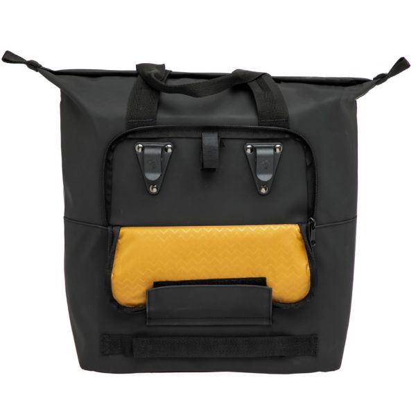 Nouveau sac à provisions noir LOOXS 24L - Polyester - Black - Crochets