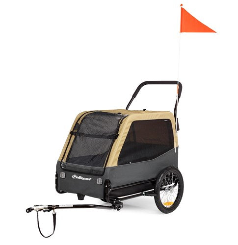 Remorque pour chien Polisport 20 pouces XL jusqu'à 45kg