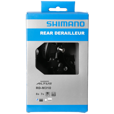 Shimano Altus RD-M310 SGS 7 8 vitesses Noir