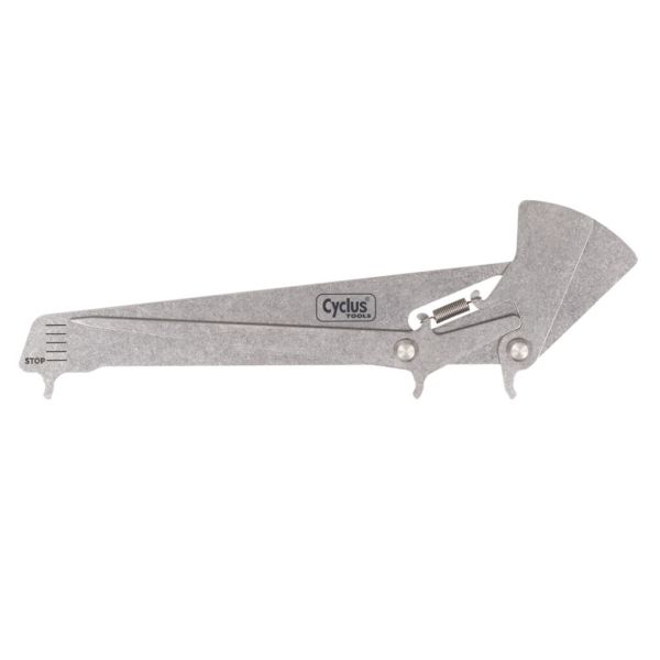Cycplus cycle chainwite wit acier argent
