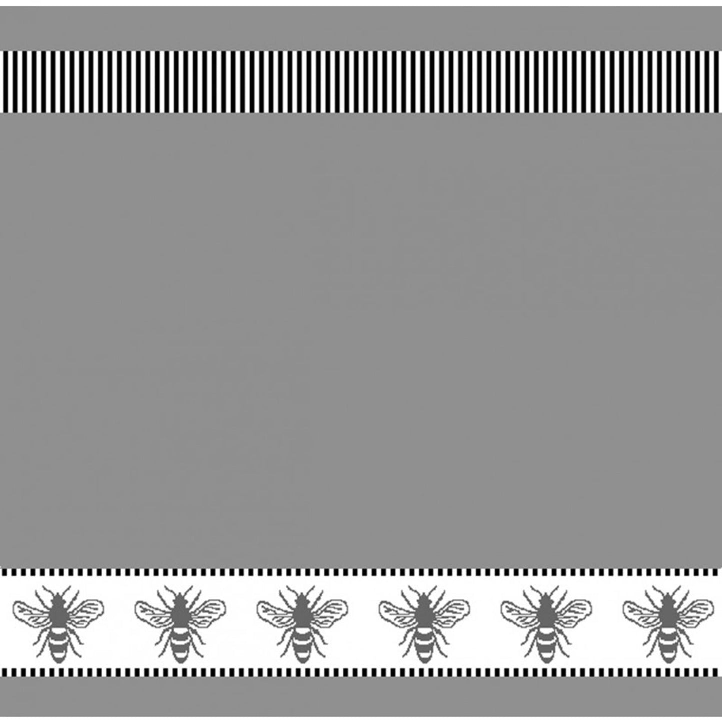 Ddddd torchon de cuisine gris miel 50x55cm6pcs