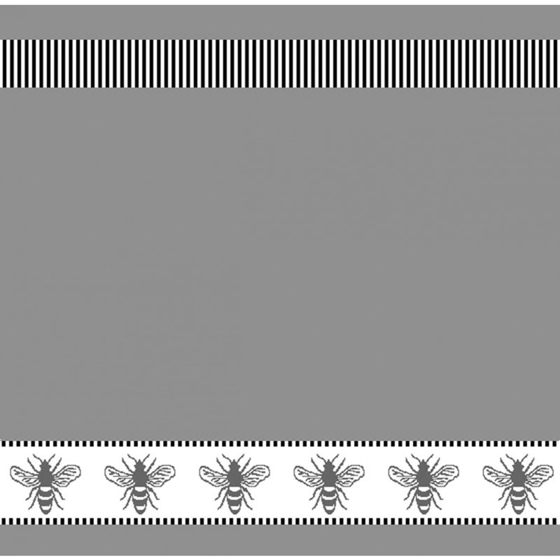 Ddddd torchon de cuisine gris miel 50x55cm6pcs