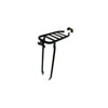 Porte-bagages arrière Steco (PTT) tube rond broche plate noir