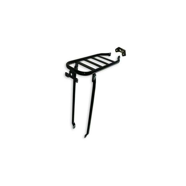 Porte-bagages arrière Steco (PTT) tube rond broche plate noir