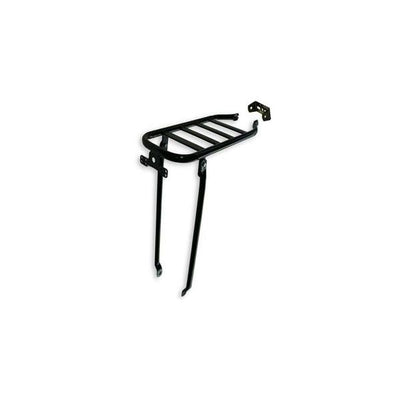 Porte-bagages arrière Steco (PTT) tube rond broche plate noir