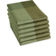 Ddddd torchon mélange vert olive 60x65cm