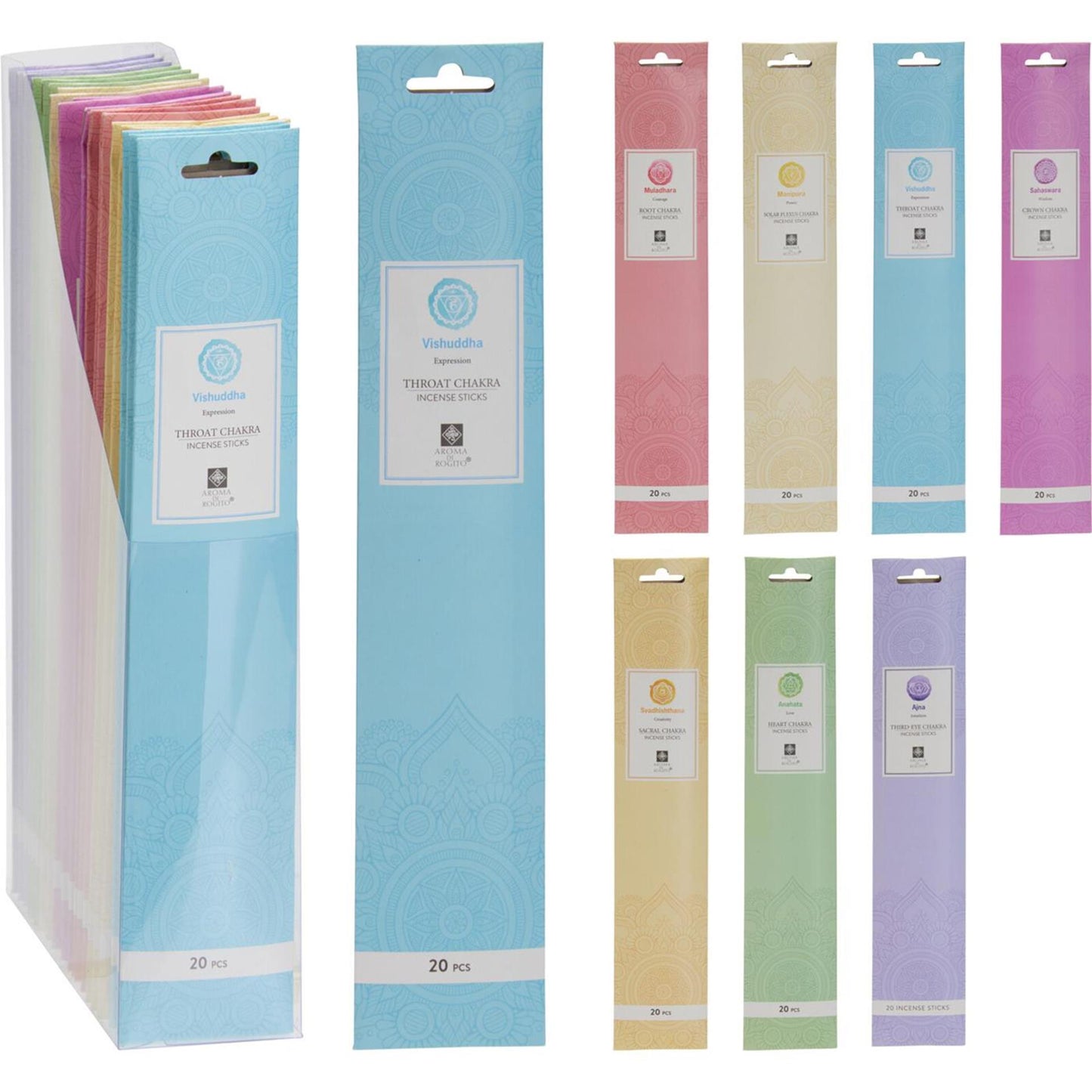 Bâtonnets d'encens lot de 20 pièces
