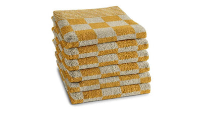 Ddddd torchon barbecue ocre 50x55cm 6 pcs