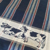 Ddddd torchon bleu frison 60x65cm 6pcs