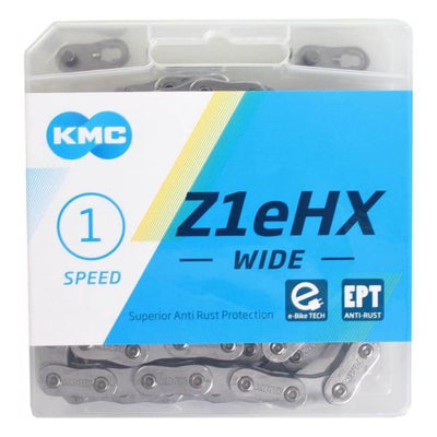 Cadenas vélo KMC Wide EPT - Z1eHX, 112s, 9.2mm, Silver
