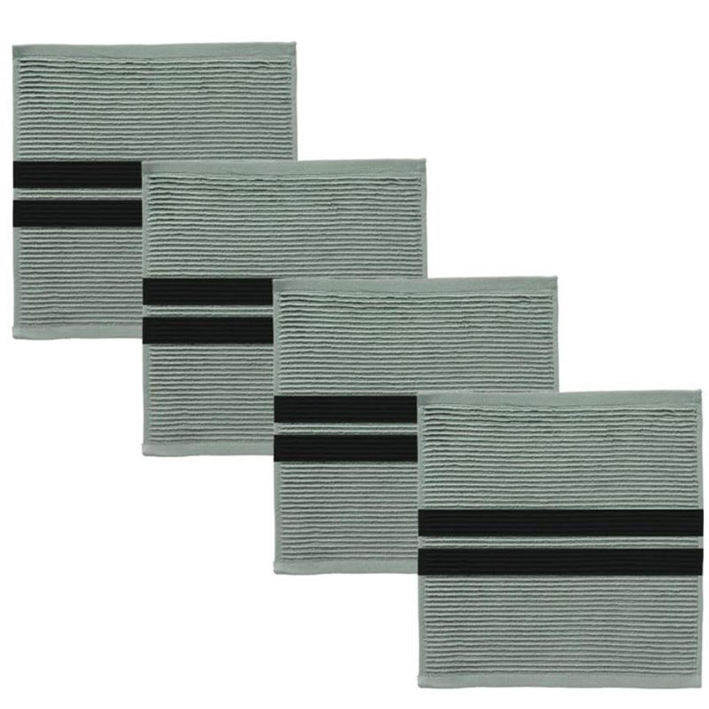 Ddddd torchon baxter 30x30cm vert 4 pcs
