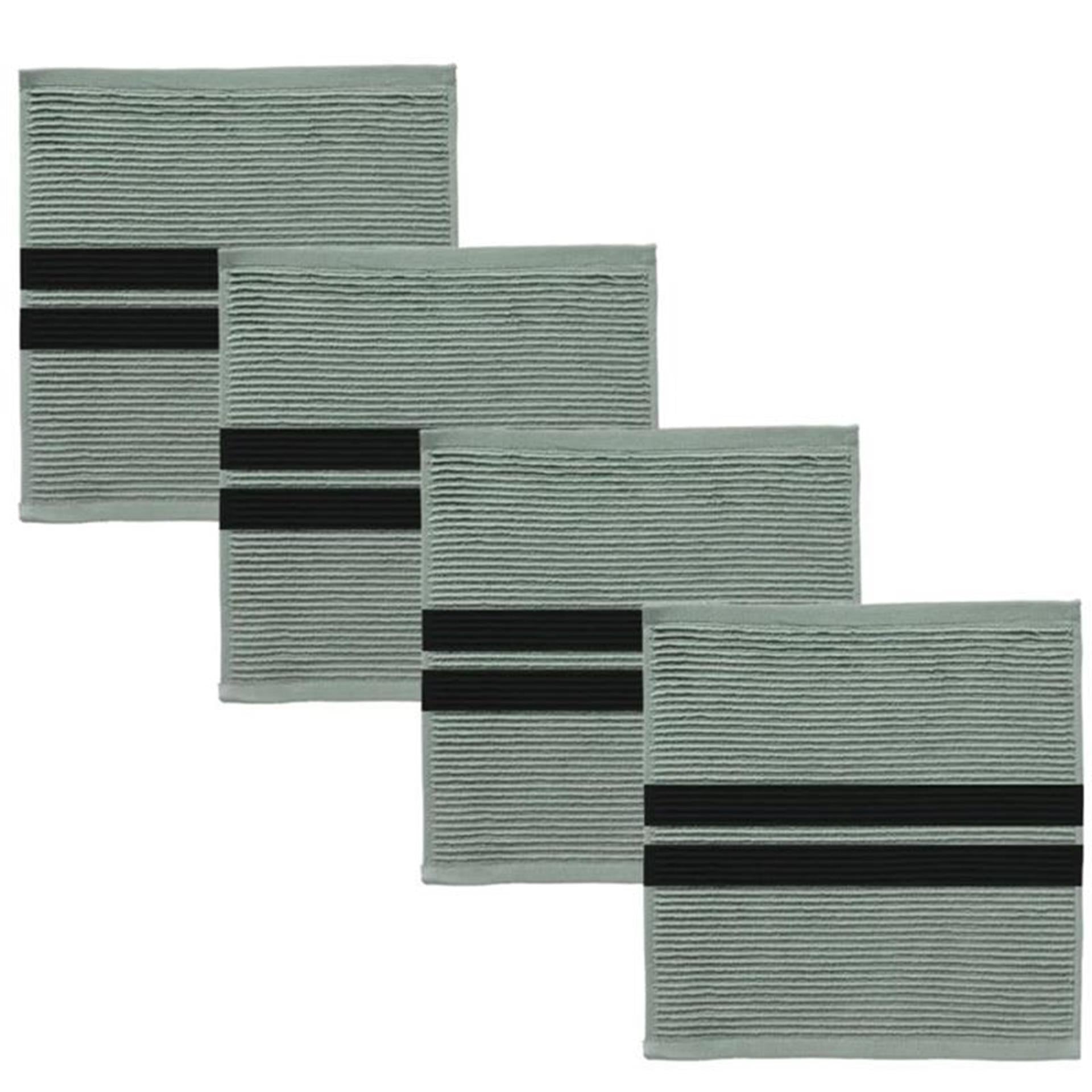 Ddddd torchon baxter 30x30cm vert 4 pcs