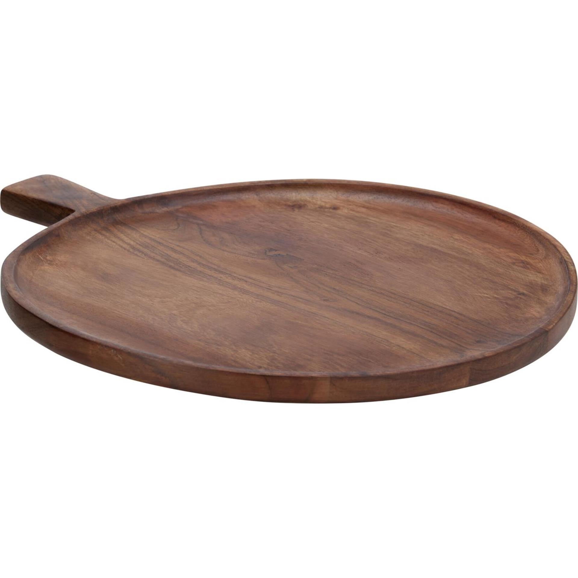Excellente planche à découper en bois d'acacia naturel ø30cm