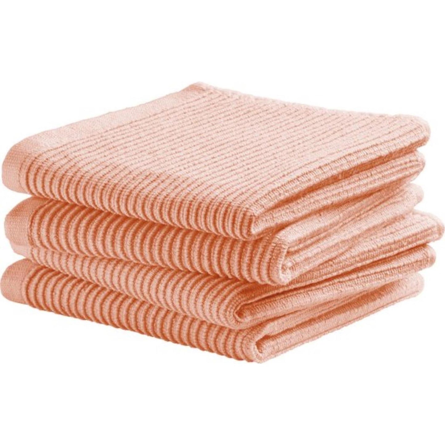 Ddddd torchon basic pastel pêche 4 pcs