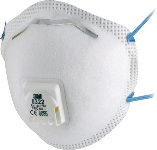 Masque anti-poussière 3m | ffp2 v nr d | avec valve expiratoire | 10 pièces - 7100010817 7100010817