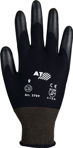 Gant Asatex | taille 7 noir | polyamide m. polyuréthane souple | polyamide m. polyuréthane souple | 12 paires - 3709 7 3709 7
