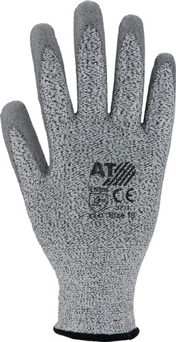 Gant résistant aux coupures Asatex | taille 10 gris | et 388 psa catégorie ii | hdpe m.polyuréthane | 10 paires - 3711 10 3711 10