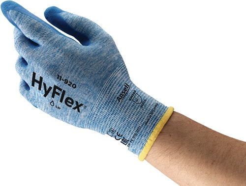 Gant Ansell | taille 8 bleu | et 388 psa catégorie ii | nylon m.nitrile | 12 paires - 11-920-8 11-920-8