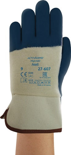 Gant Ansell | taille 10 blanc bleu | maillot bw m.nitrile | et 388 psa catégorie ii | 12 paires - 27-607-10 27-607-10