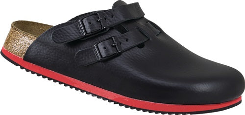 Sabots de travail Birkenstock | taille 41 noir | cuir | sra et 20347 | 1 paire - 582636-41 582636-41