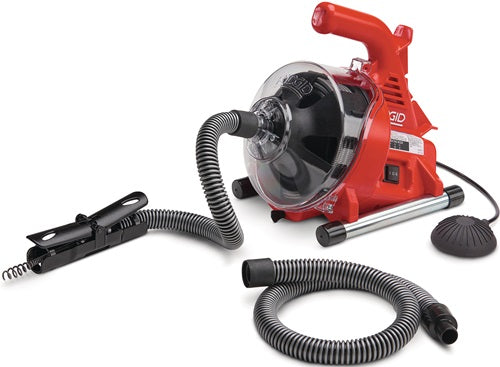 Machine de nettoyage de tuyaux Ridgid | 230 50 V Hz 450 min-¹ 120 W | pour le tube D. jusqu'à 40 mm | 1 pièce - 59143 59143