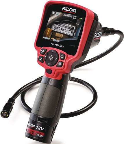 Caméra d'inspection Ridgid | 3,5 pouces 320 x 240 | LED 17 mm 4 | longueur du câble 900 mm | 1 pièce - 63888 63888